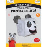 3D maska Panda - Kreativní sada