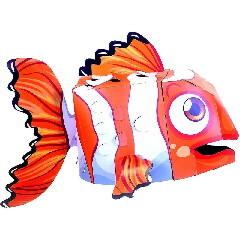 3D maska Klaun očkatý - Kreativní sada