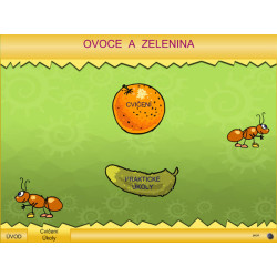 Ovoce a zelenina - výukový program