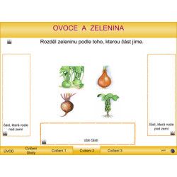 Ovoce a zelenina - výukový program