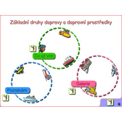 Dopravní prostředky - výukový program