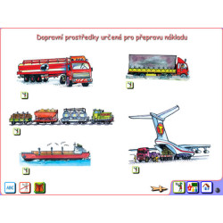 Dopravní prostředky - výukový program