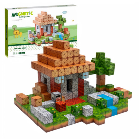 Magnetická stavebnice Minecraft Country cottage 312ks