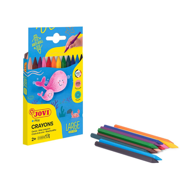 Plastové pastelky 12 ks