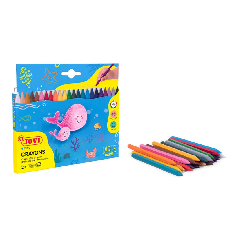 Plastové pastelky 24 ks