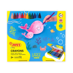 Pastelky Plasticolor 12 barev 300 kusů - šestihranné