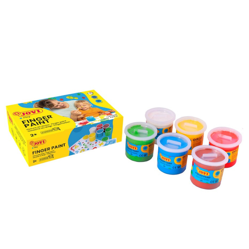 Prstové barvy 6 x 125 ml