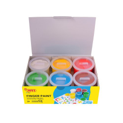 Prstové barvy 6 x 125 ml