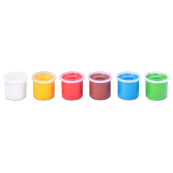 Prstové barvy 6 x 125 ml