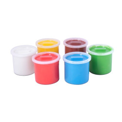 Prstové barvy 6 x 125 ml