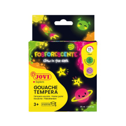 Temperové barvy neonové 4 x 55ml