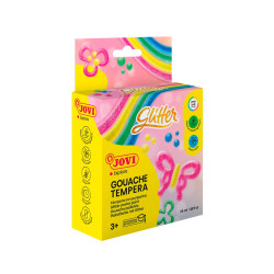 Temperové barvy Glittrové 6 x 55ml + štětec