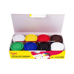 Temperové barvy 7 x 35 ml + štětec