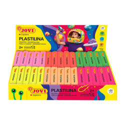 Plastelína 30 x 50 g - 6 neónových barev