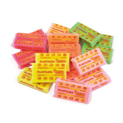 Plastelína 30 x 50 g - 6 neónových barev