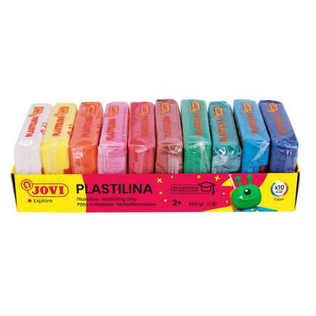 Plastelína 10 x 50 g - 10 barev