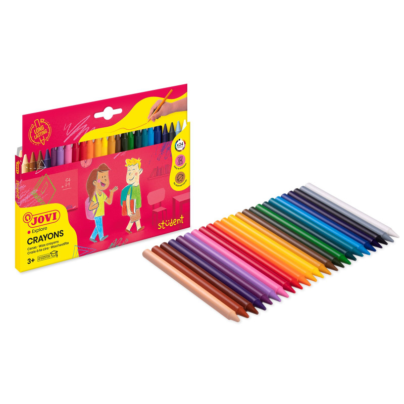 Plasticolor 24 ks - pastelky
