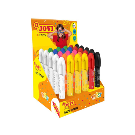 Obličejové barvy Twist - display 30 ks