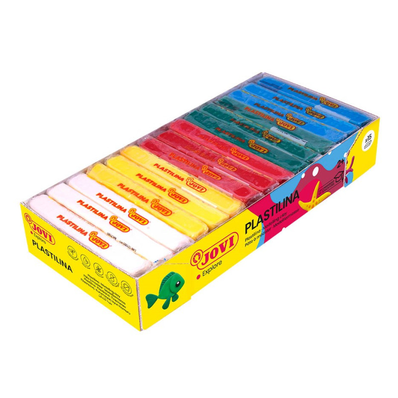 Plastelína 15 x 150 g - 5 barev