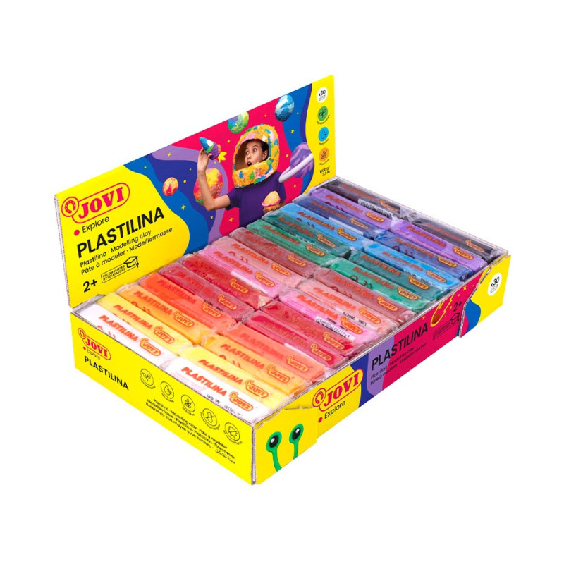 Plastelína 30 x 50 g - 15 barev