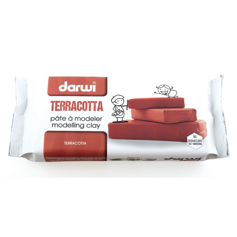 Modelovací hmota samotvrdnoucí 1000 g - terracota