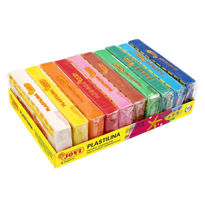 Plastelína 10 x 150 g - 10 barev