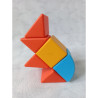 Magicube Tvary Big set 40 dílů, 12 karet, magnetická stavebnice