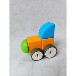 Magicube Tvary Big set 40 dílů, 12 karet, magnetická stavebnice