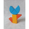 Magicube Tvary Big set 40 dílů, 12 karet, magnetická stavebnice