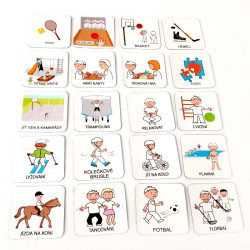 Set 20 ks piktogramů – Sportovní aktivity