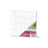Namaluj si sám Čtverec - kreativní puzzle bez potisku