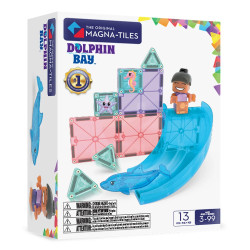 Magnetická stavebnice MAGNA-TILES Zátoka delfínů, 13 dílů