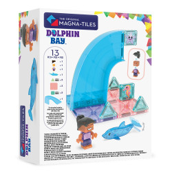 Magnetická stavebnice MAGNA-TILES Zátoka delfínů, 13 dílů