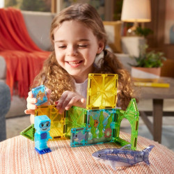 Magnetická stavebnice MAGNA-TILES Potápění se žraloky, 13 dílů