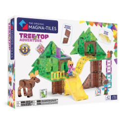 Magnetická stavebnice MAGNA-TILES Dobrodružství v korunách stromů, 42 dílů