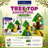 Magnetická stavebnice MAGNA-TILES Dobrodružství v korunách stromů, 42 dílů