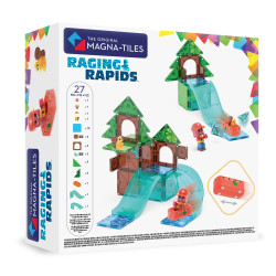 Magnetická stavebnice MAGNA-TILES Peřeje, 27 dílů