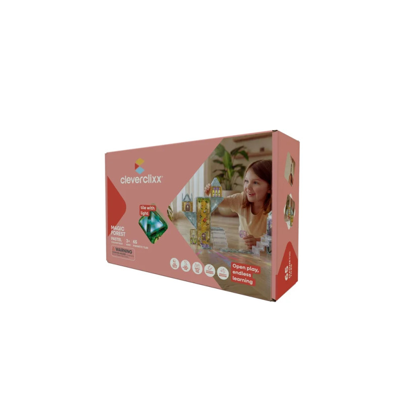 Magnetická stavebnice - Kouzelný les - 65 ks