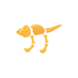 Triceratops žlutý set formiček na písek