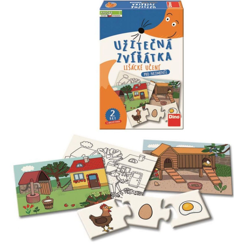 Lišácké učení Užitečná zvířátka naučná hra