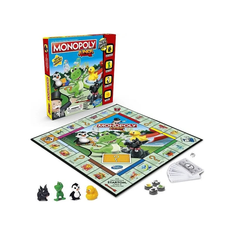 Monopoly Junior nové figurky