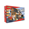 Auto servis 2 patra + 3 auta plast v krabici 59x39x15cm Wader