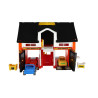 Auto servis 2 patra + 3 auta plast v krabici 59x39x15cm Wader