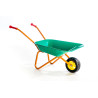 Kolečko plechové velké zelené 78x40x32cm v krabici