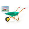 Kolečko plechové velké zelené 78x40x32cm v krabici