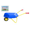 Kolečko plechové velké modré 78x40x32cm v krabici