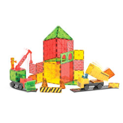 Magna Tiles - Magnetická stavebnice Builder Xl trucks - 50 dílů