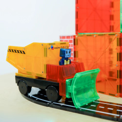 Magna Tiles - Magnetická stavebnice Builder Xl trucks - 50 dílů