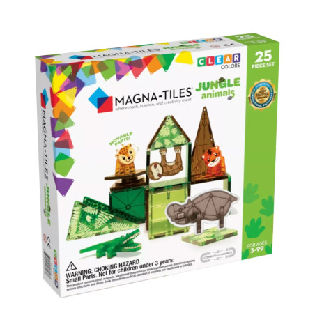Magnetická stavebnice MAGNA TILES - Jungle 25 dílů