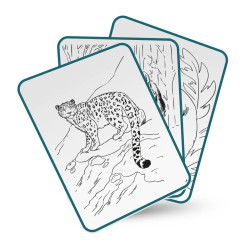 Podsvícený tablet na kreslení Kidywolf Kidydraw Pad - zvířata